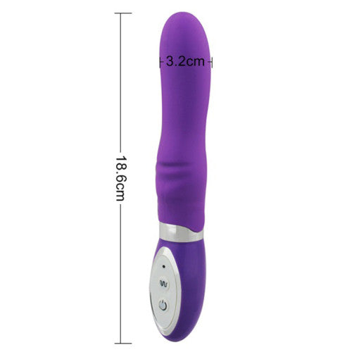 Aphrodisia 10-Frequency Big Finger Silicone Vibrator - Pleazure