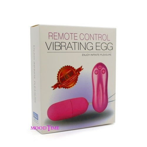 Wireless Remote Control Vibrating Egg - 20 Speed Black - Pleazure