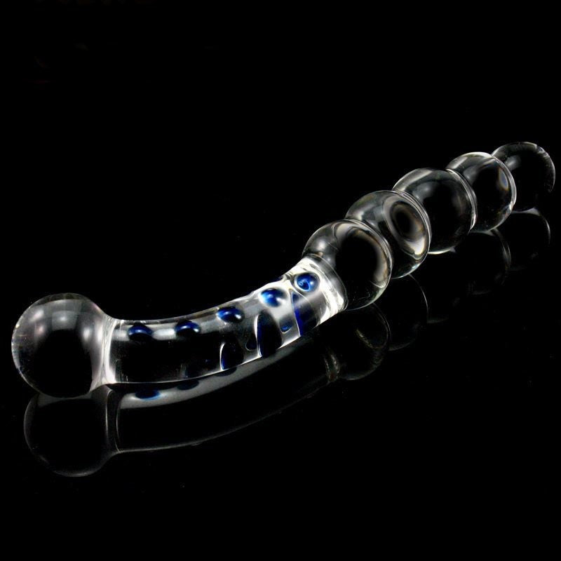 Borosilicate Crystal Glass Massager Anal Fun - Pleazure