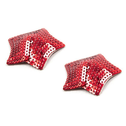 Star Shape Round Dot Sequin Nipple Covers - Pleazure