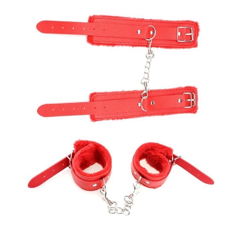 Quality Furry Handcuffs BDSM Bondage