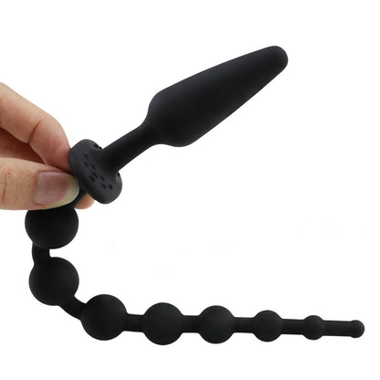 Double Anal Toy - Butt Plug and Anal Beads