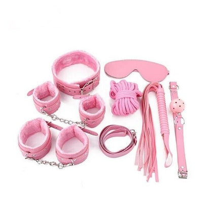 Pink BDSM 7 Pcs Sex Set