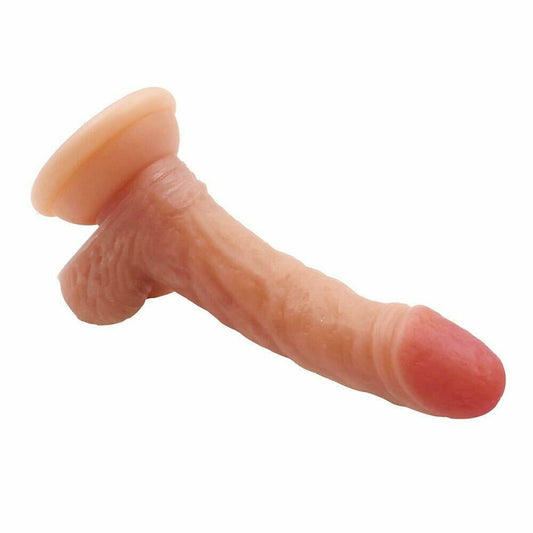 Lifelike And Realistic Dildo And Balls With Suction Cup - Pleazure