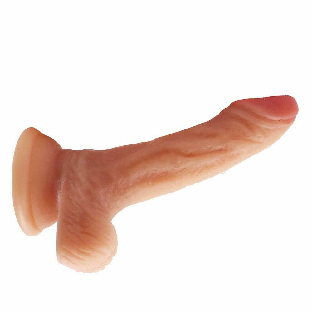 Lifelike And Realistic Dildo And Balls With Suction Cup - Pleazure