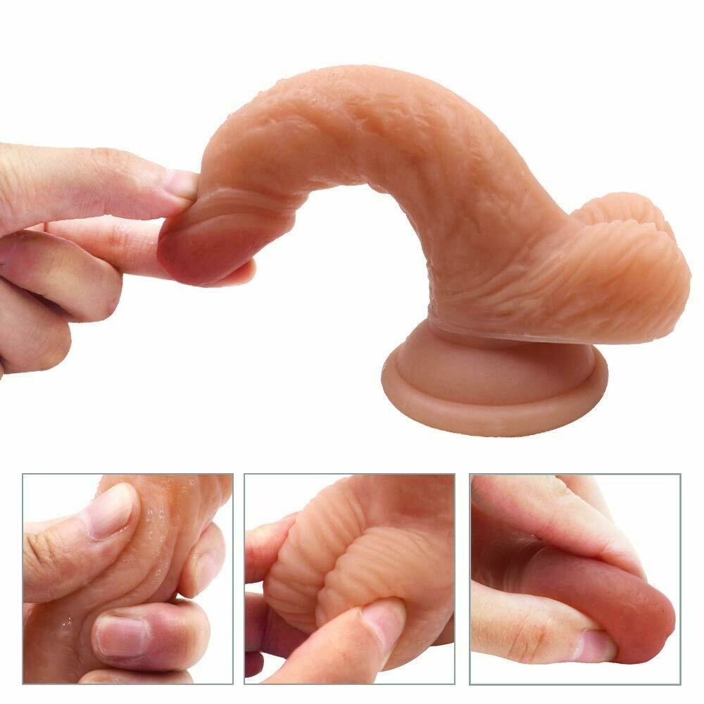 Lifelike And Realistic Dildo And Balls With Suction Cup - Pleazure