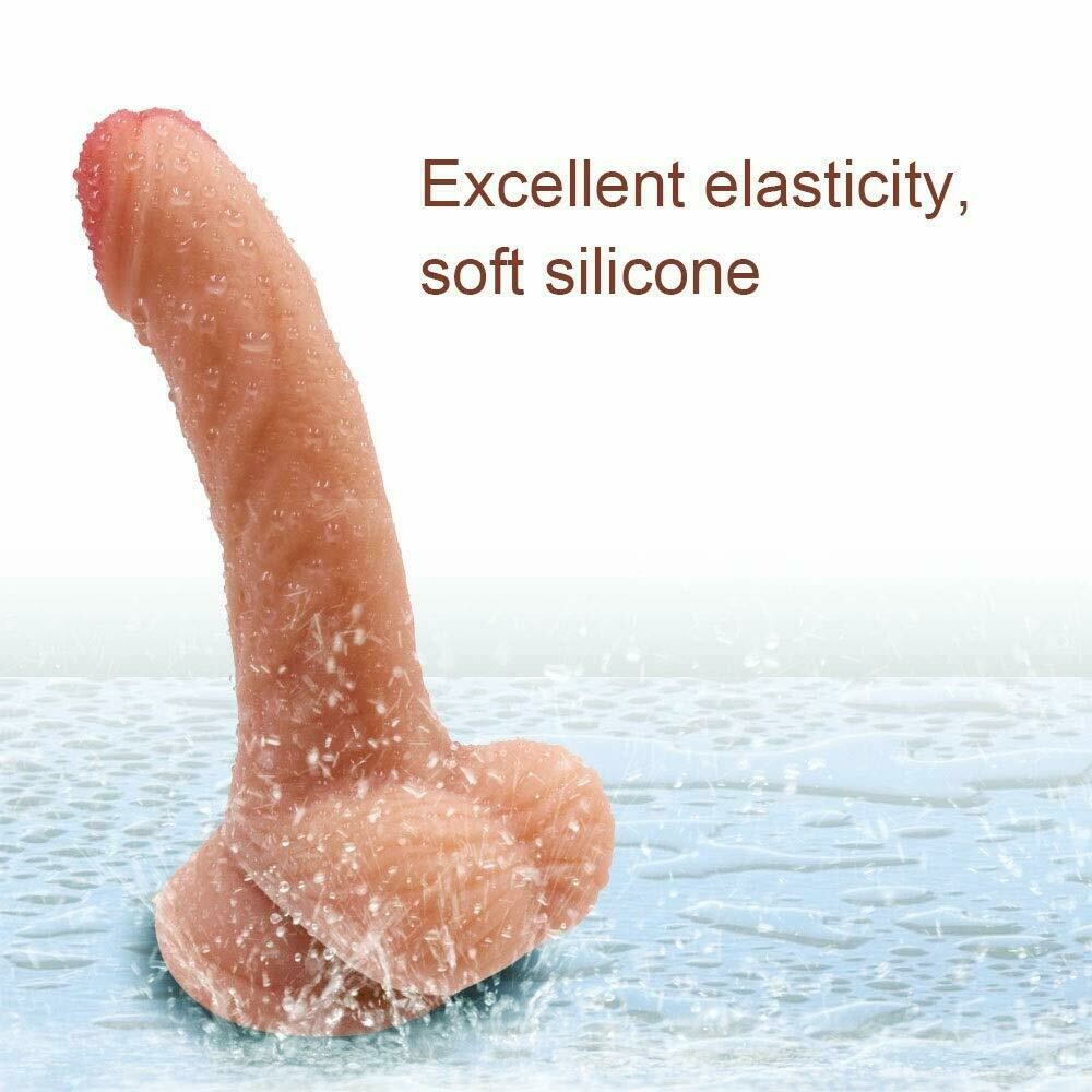 Lifelike And Realistic Dildo And Balls With Suction Cup - Pleazure