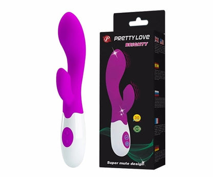 Silicone 30 Modes Ultra Tranquil G-spot Dual Vibrator - Pleazure