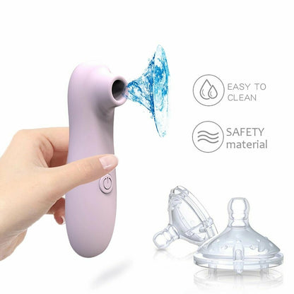 Silicone 10 Modes Nipples Clitoral Sucking Vibrator - Pleazure