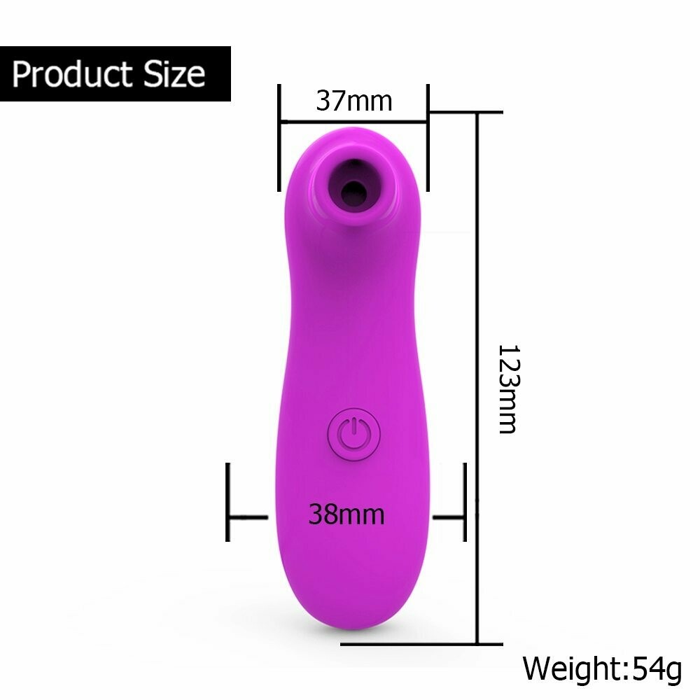 Silicone 10 Modes Nipples Clitoral Sucking Vibrator - Pleazure