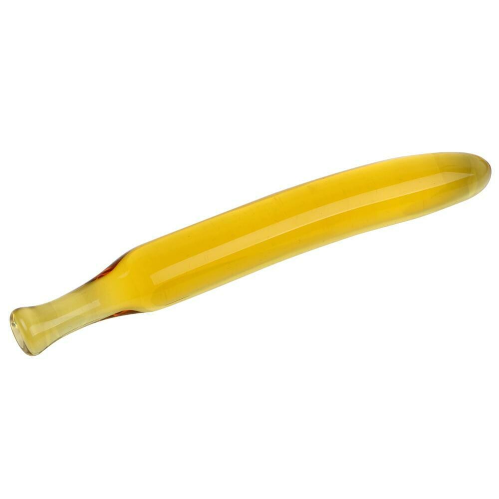 Sexy Fruit Glass Banana Masturbation or Anal Sex Toy - Pleazure