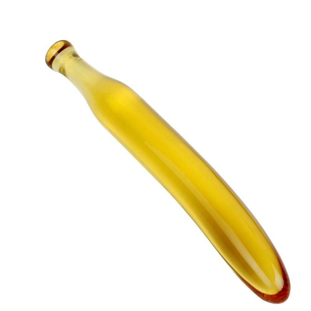 Sexy Fruit Glass Banana Masturbation or Anal Sex Toy - Pleazure