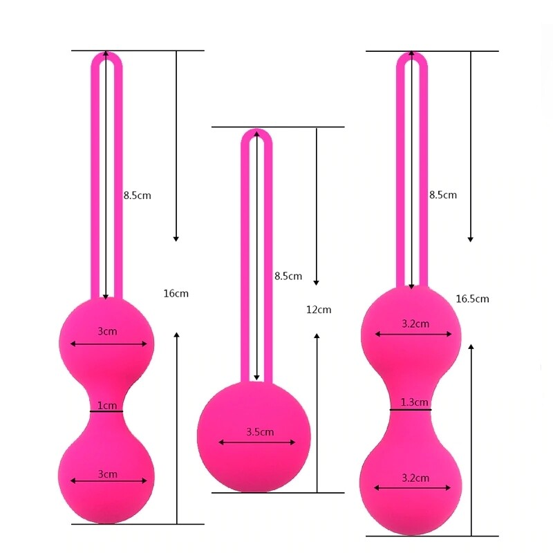 3pcs Set Ben Wa Balls Kegel Balls - Pleazure