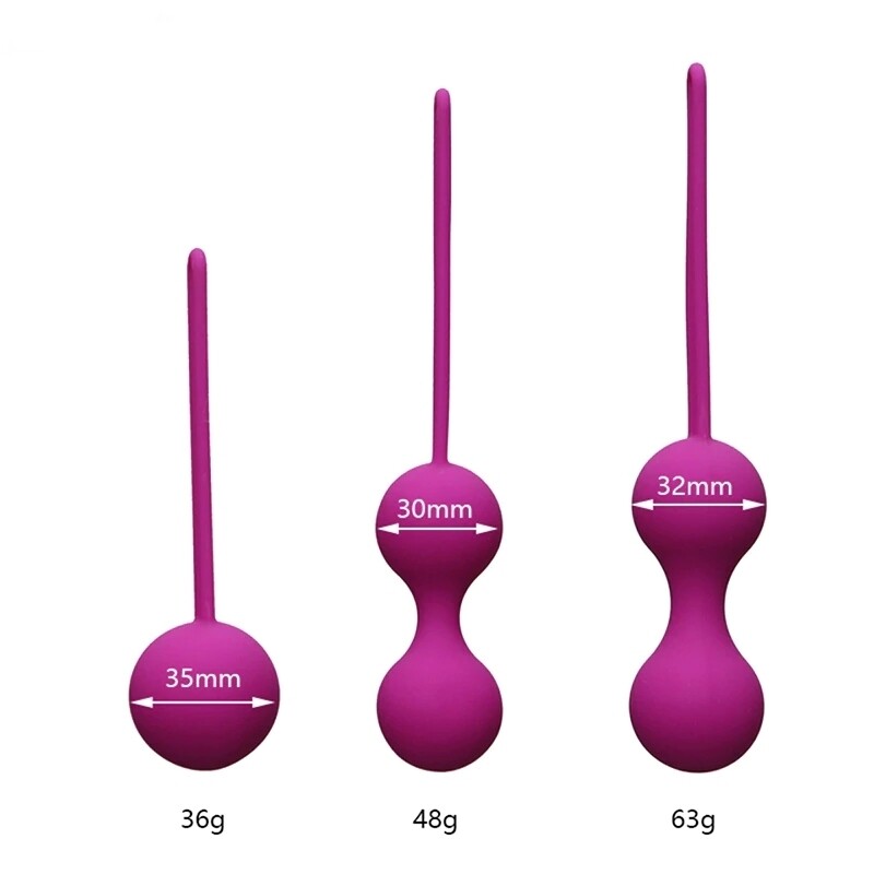 3pcs Set Ben Wa Balls Kegel Balls - Pleazure