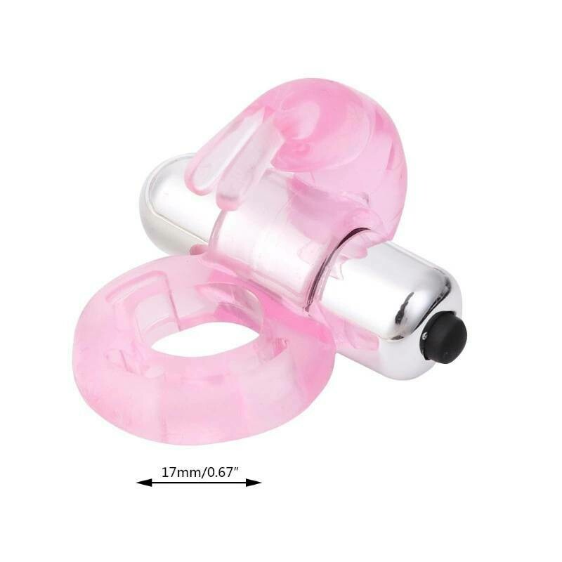 Reusable Penis Ring Clit Stimulation Rabbit Cock Ring