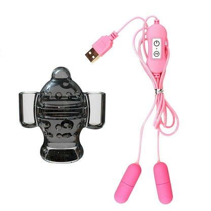 USB Glans Vibrating Male Masturbator