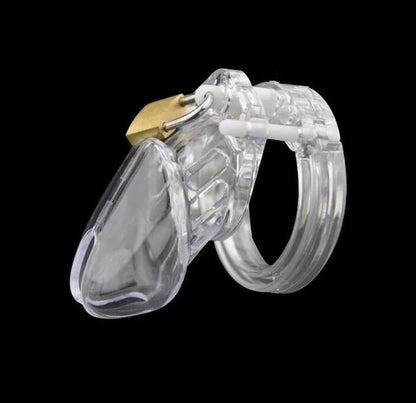 Short Penis Chastity Device With 5 Size Penis Ring