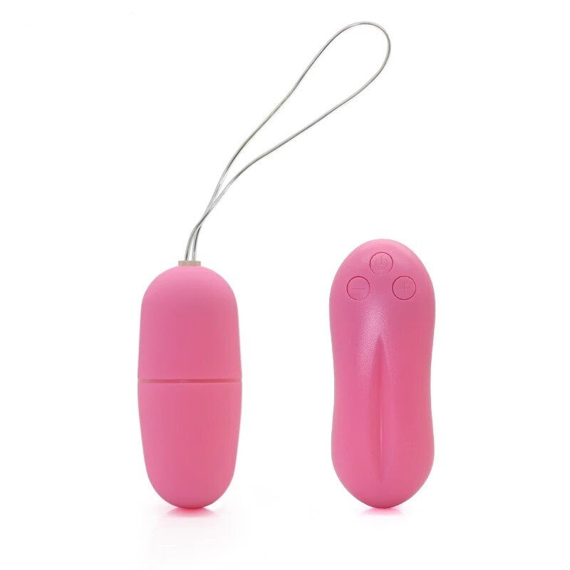 20 Speed Wireless Remote Control Vibrating Egg - Pink - Pleazure