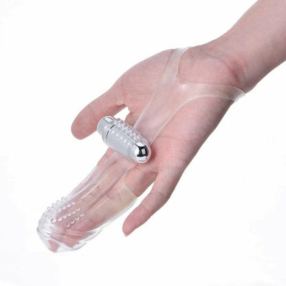 Finger Sleeve Vibrator Masturbator - Pleazure