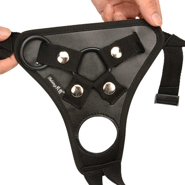 Strap On Harness For Dildo With Extra Opening - Pleazure