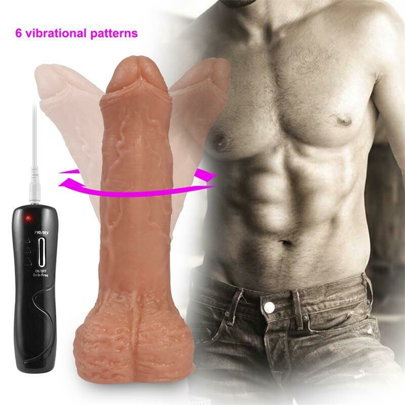 Realistic Dildo With Vibration & Rotation - Parker's Penis - Pleazure