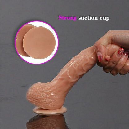 Realistic Dildo With Vibration & Rotation - Parker's Penis - Pleazure