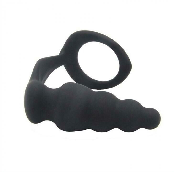 Cock Ring & Butt Plug Prostate Massager