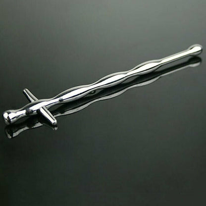 Stainless Steel Cross Male Urethral Probe