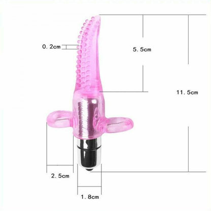 Strong Finger Vibe Tongue Vibrating Massager - Pleazure