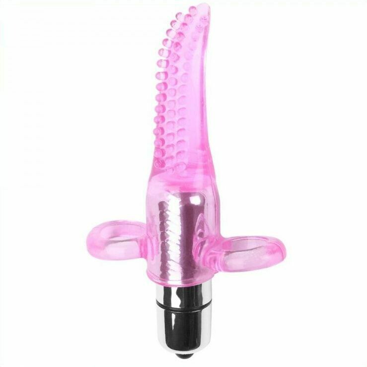 Strong Finger Vibe Tongue Vibrating Massager - Pleazure