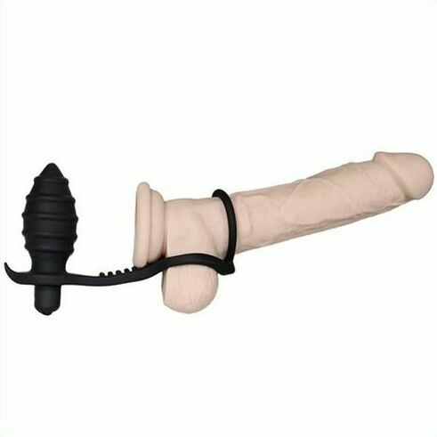 Cock Ring and Anal Prostate Massager Combo