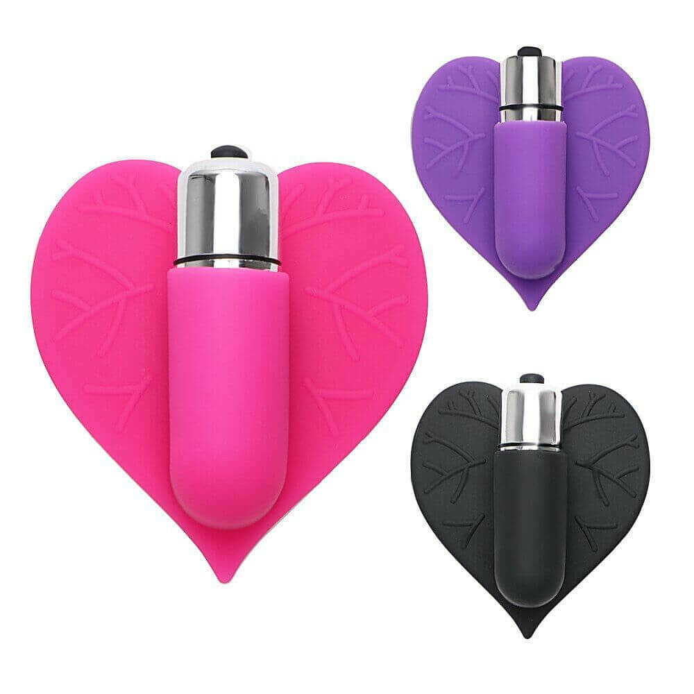 Heart Shape Panty Insert Clitoris Vibrator - Pleazure