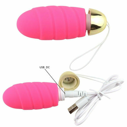 10 Mode Vibration Remote Control USB Rechargeable Vibrating Sex Egg - Pleazure