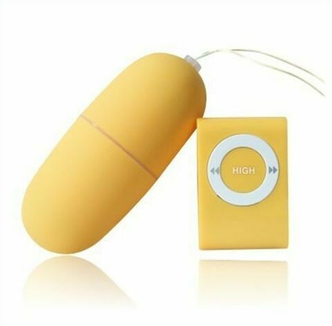 Wireless Remote Control Vibrating Egg - Yellow - Pleazure