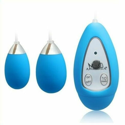 Ultra-Silence Waterproof 10 Speed Vibrating Double Jump Eggs - Pleazure