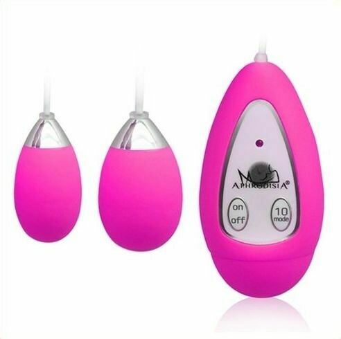 Ultra-Silence Waterproof 10 Speed Vibrating Double Jump Eggs - Pleazure