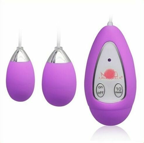 Ultra-Silence Waterproof 10 Speed Vibrating Double Jump Eggs - Pleazure