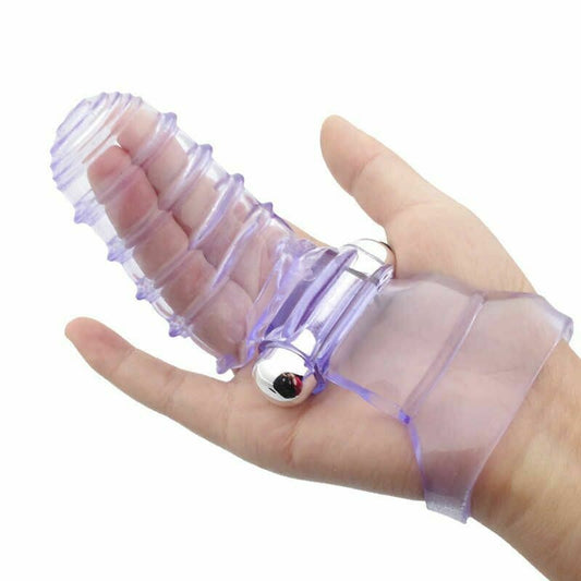 Finger Sleeve Vibrator Female Masturbator - Pleazure