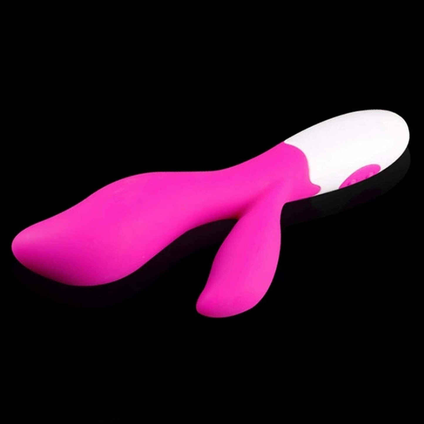 30 Speed Silicone G-spot Vibrator With Clit Stimulation Body Massager - Pleazure