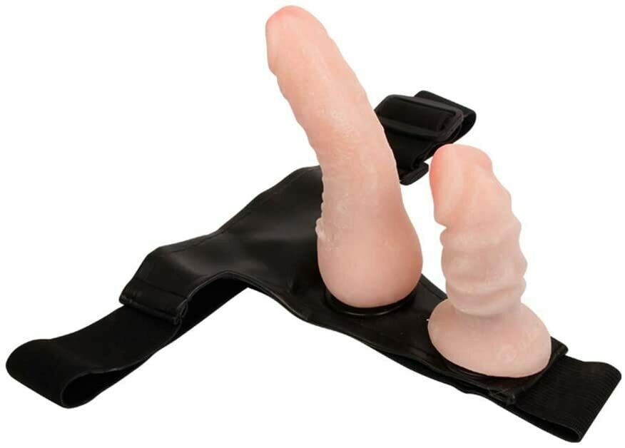 Adjustable Strap On Dildo and Butt Plug - Pleazure