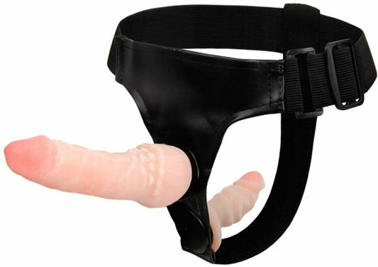 Adjustable Strap On Dildo and Butt Plug - Pleazure