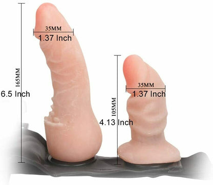 Adjustable Strap On Dildo and Butt Plug - Pleazure