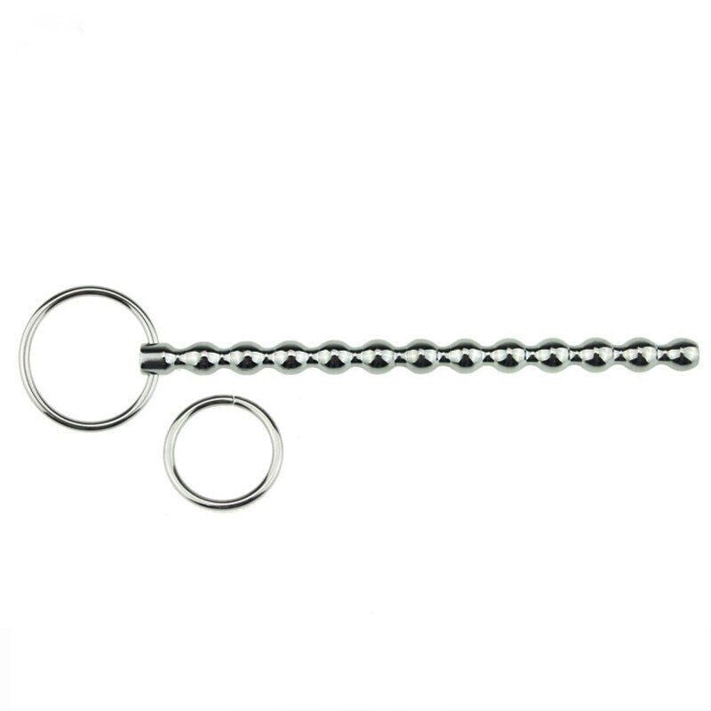 Beaded Stainless Steel Male Urethral Probe