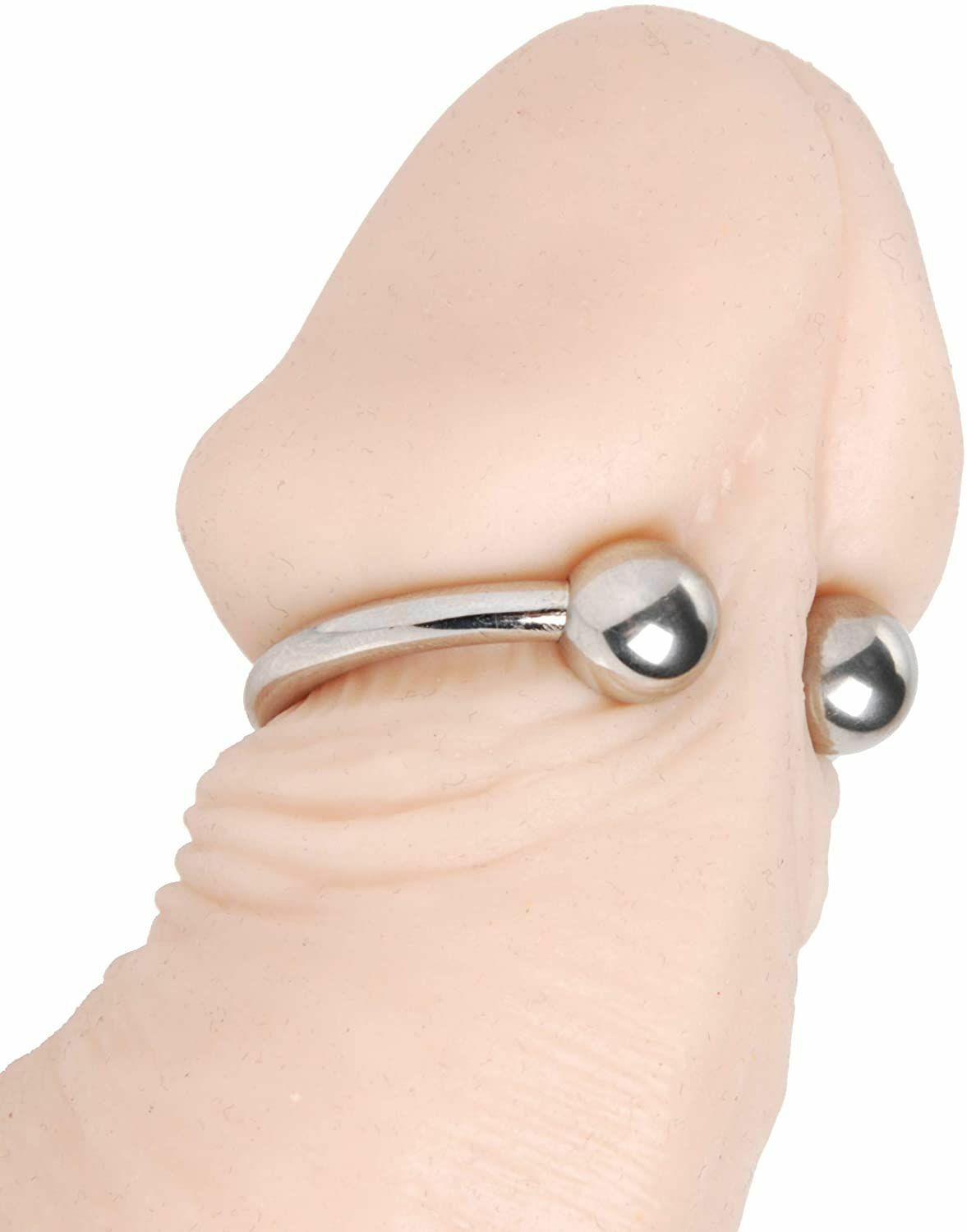 Metal Glans Cockring - Stainless Steel Cock End Ring