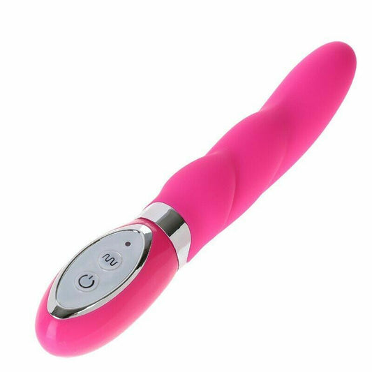 Aphrodisia 10 Frequency Wavy G-spot Silicone Vibrator - Pleazure