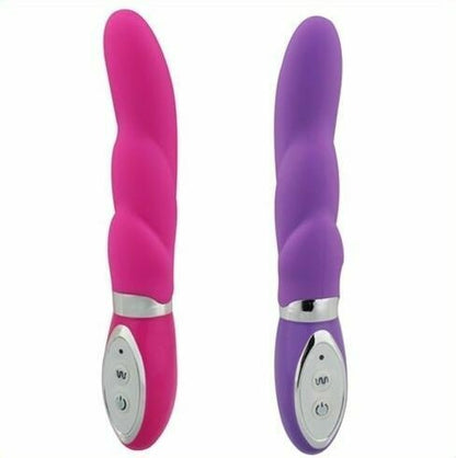 Aphrodisia 10 Frequency Wavy G-spot Silicone Vibrator - Pleazure