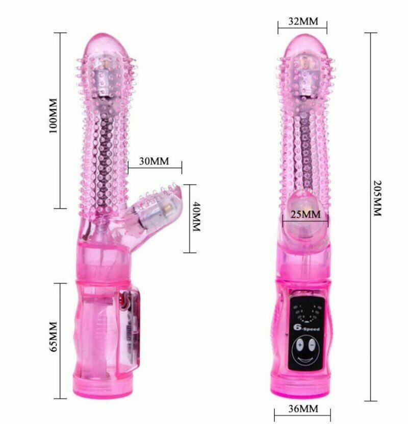 Thorny Dual Vibrators Clit and Vagina G Spot Vibrator - Pleazure