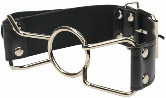 Stainless Steel Mouth Butterfly O-Ring Style Gag Harness