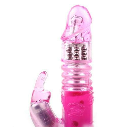 Thrusting Rabbit Pearls G Spot Vibrator - Pleazure