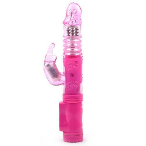 Thrusting Rabbit Pearls G Spot Vibrator - Pleazure